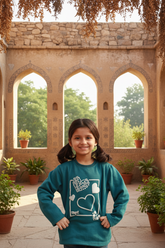 Sea green Sweat shirt