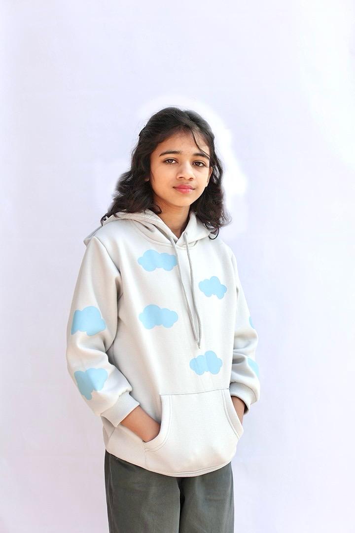 Ash Gray Cloud Hoodie