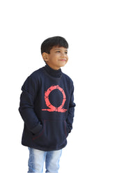 Navy god of War Sweat Shirt