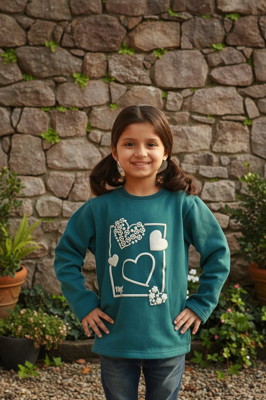 Sea green Sweat shirt