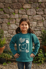 Sea green Sweat shirt