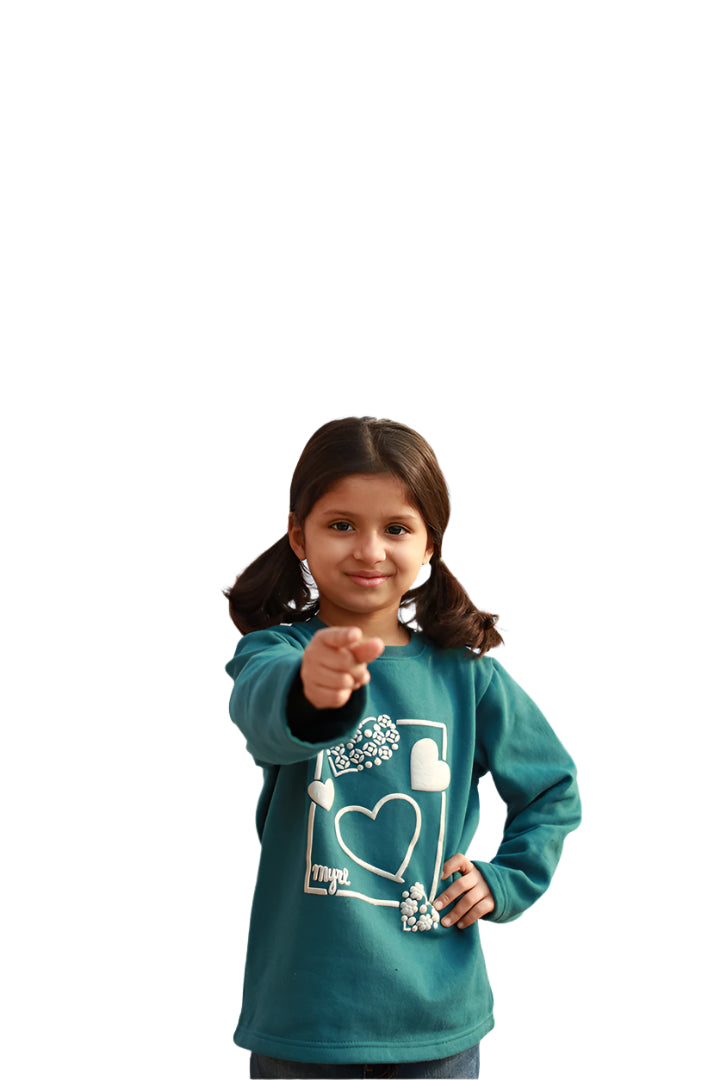 Sea green Sweat shirt