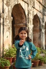 Sea green Sweat shirt