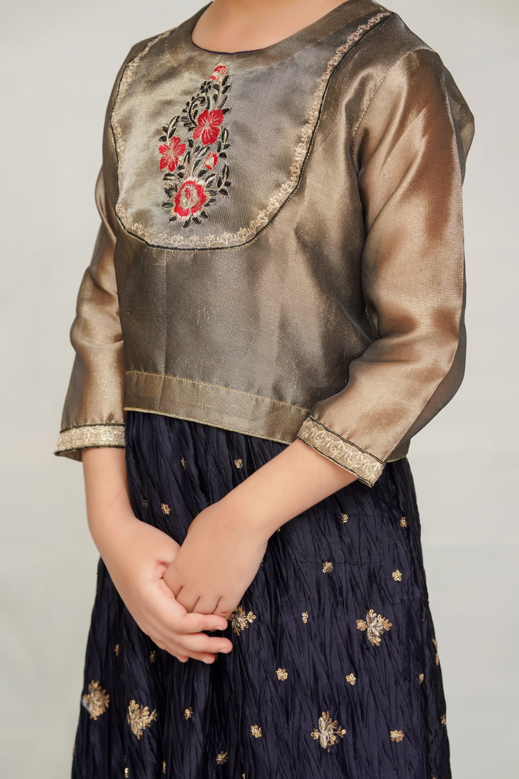 Crushed Silk Frock