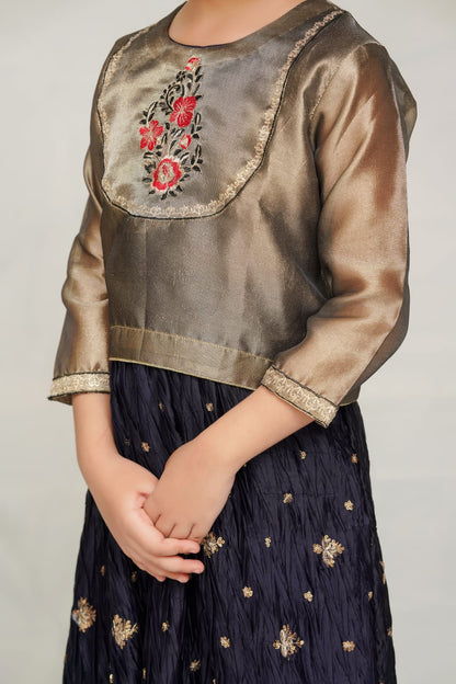 Crushed Silk Frock