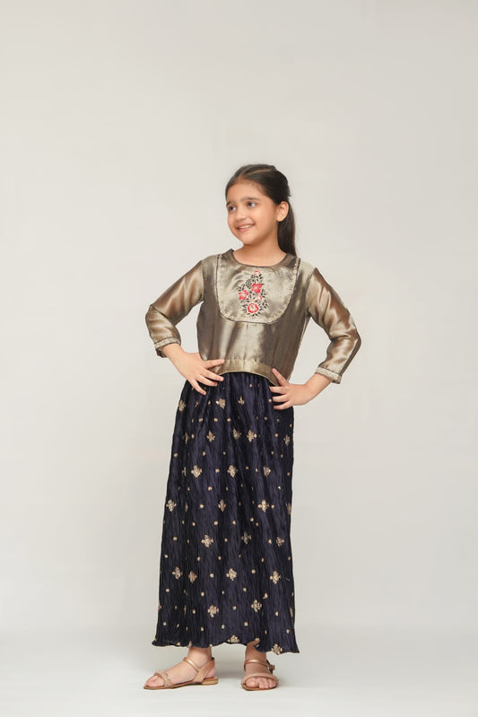 Crushed Silk Frock
