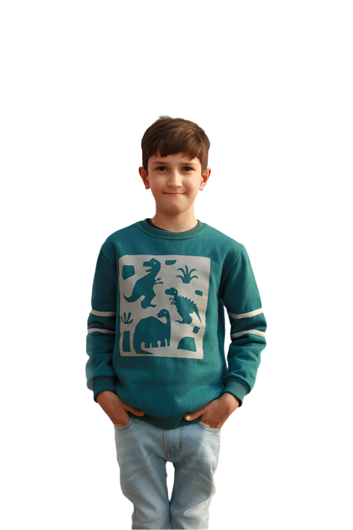 Dino-green Sweat shirt.