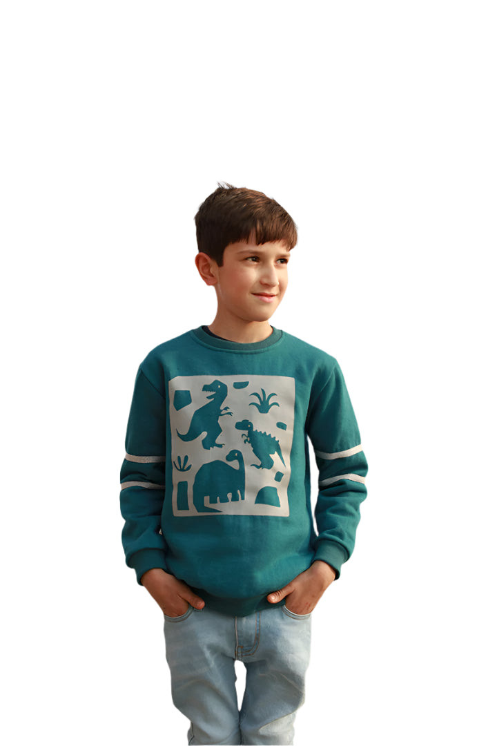 Dino-green Sweat shirt.